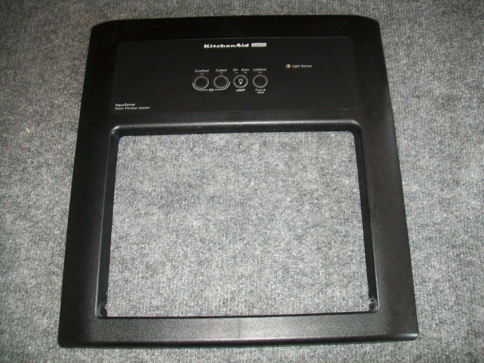 KitchenAid Front Cover Assembly (black) WP2224064B KitchenAid Front Cover Assembly (black) WP2224064B